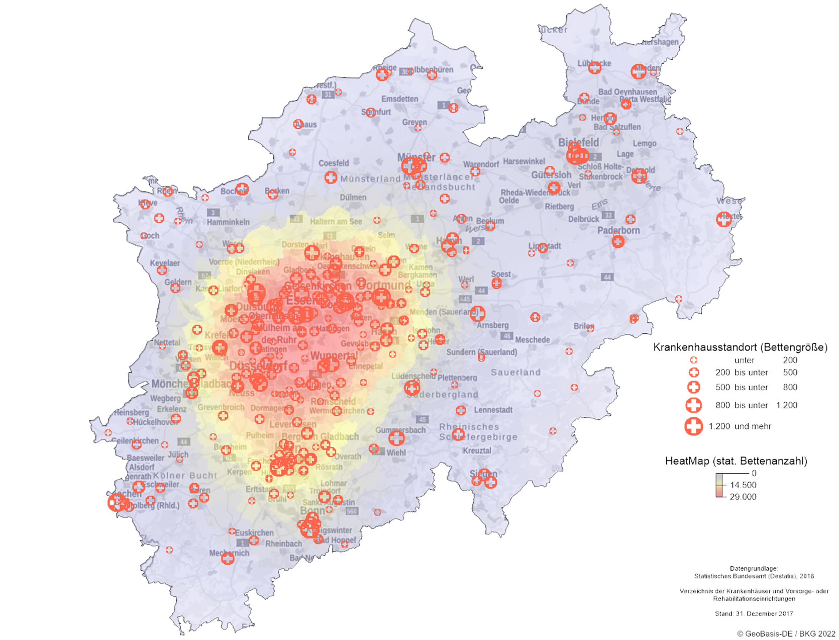 Abbildung 1: Versorgungsgebiet NRW