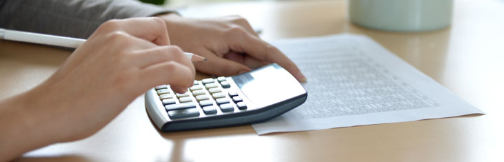 Banner Taschenrechner